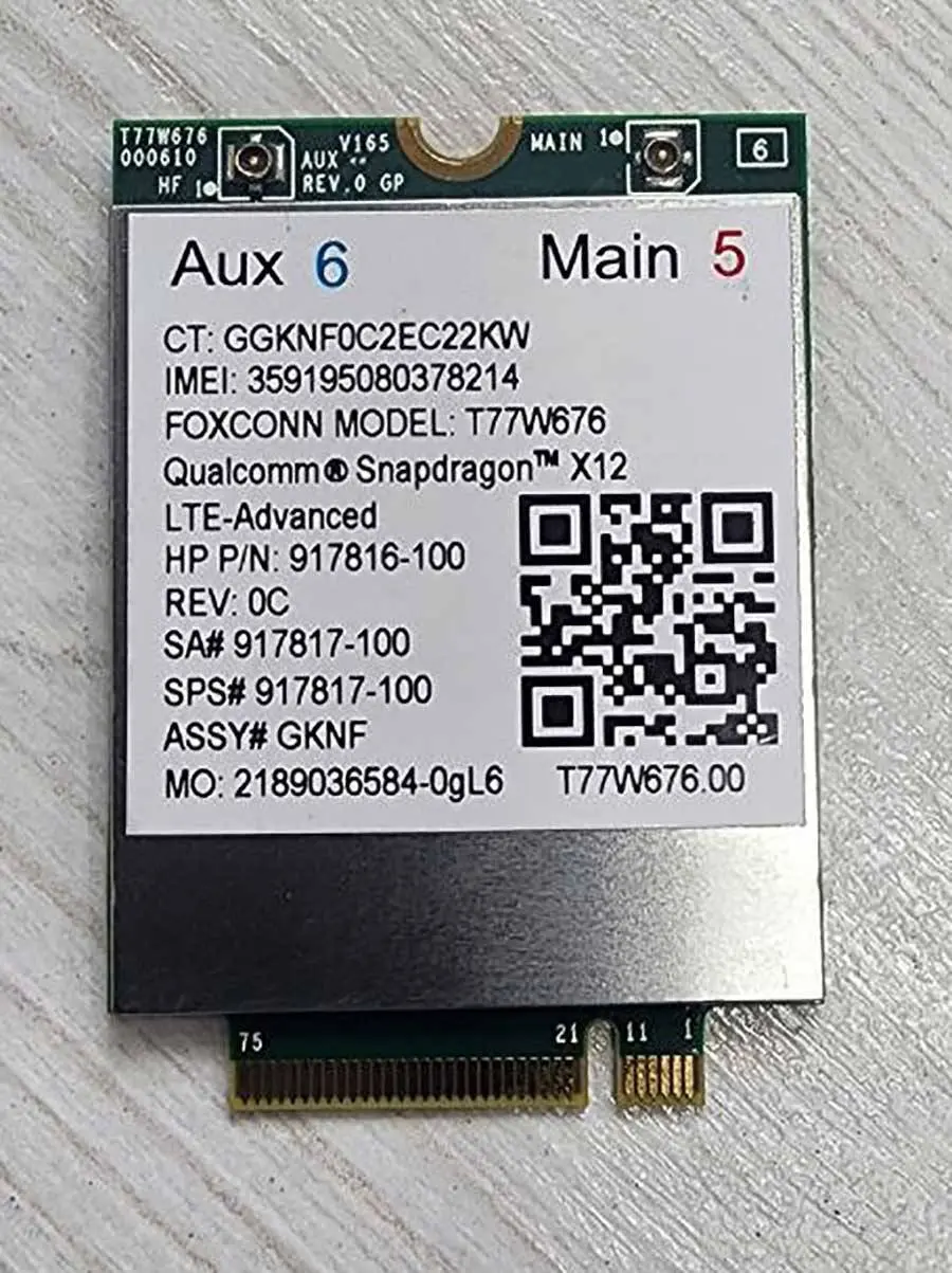 ماژول سیم کارت HP LT4220 X12 LTE 4G WWAN