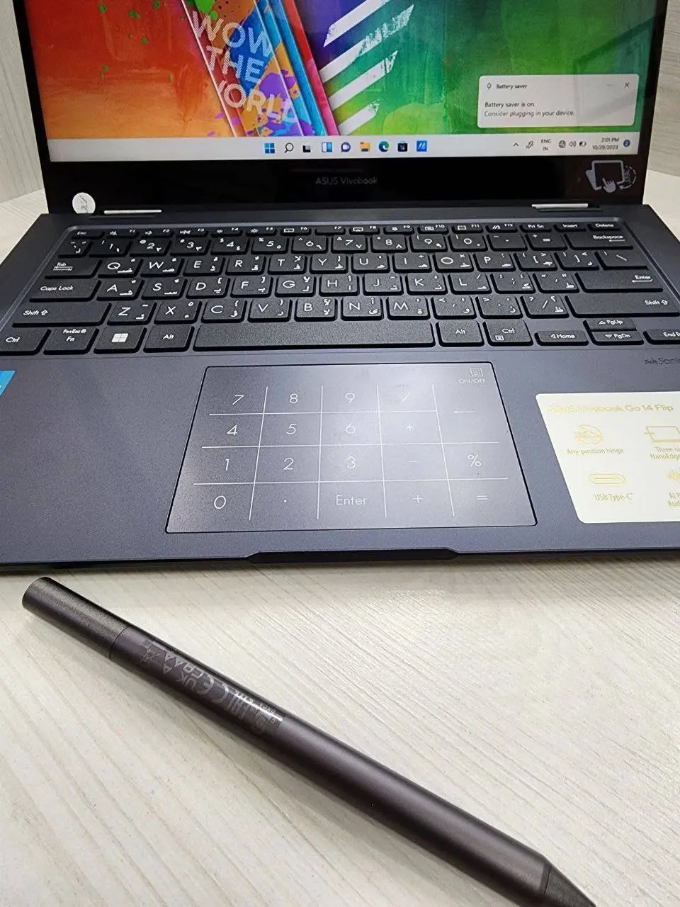 لپ تاپ ایسوس Asus Vivobook Flip 14 TP1400K