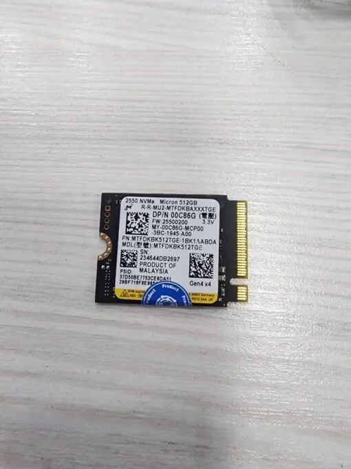 هارد Micron Technology SSD 512GB M.2 2230