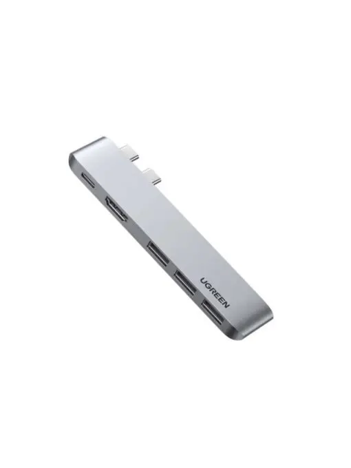 هاب USB-C یوگرین 5 در 2 برای مک‌بوک پرو HDMI 4K و Thunderbolt 3