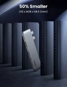 هاب USB-C یوگرین 5 در 2 برای مک‌بوک پرو HDMI 4K و Thunderbolt 3